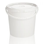 Valkoinen PP-sanko kannella 20L