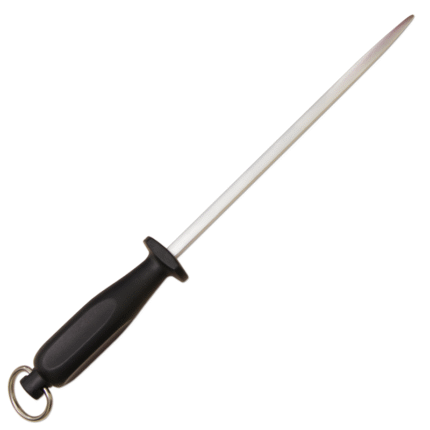 Sharpening steel 4-sided 25,5cm black